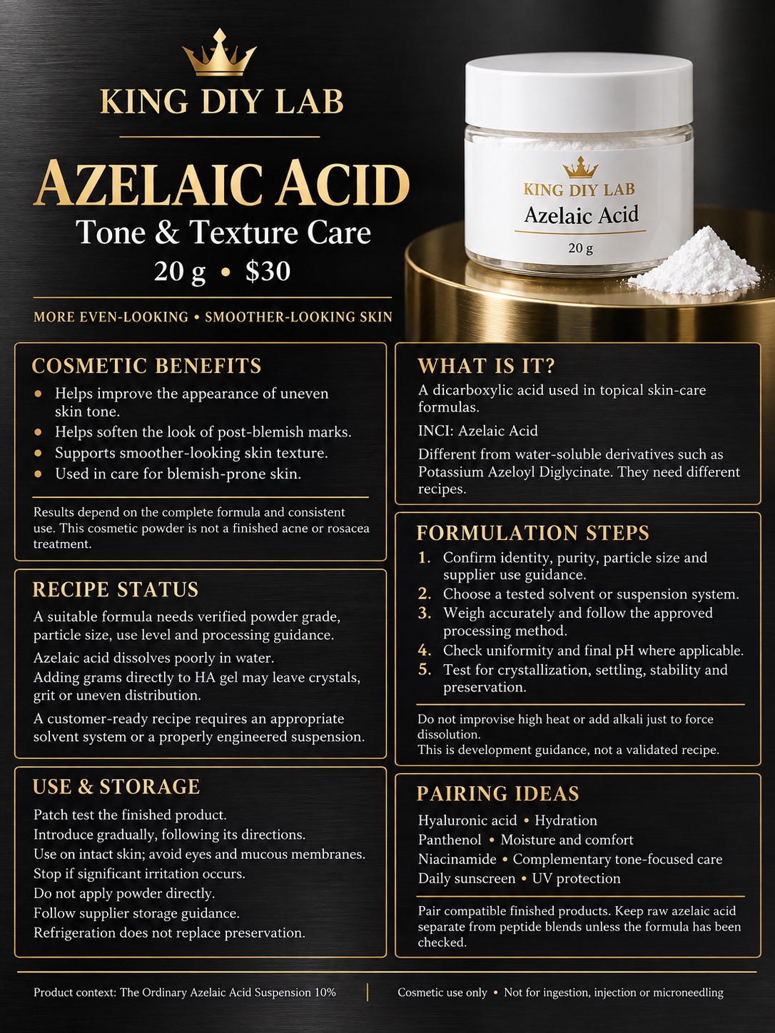 Azelaic Acid product information